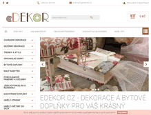 Tablet Screenshot of edekor.cz